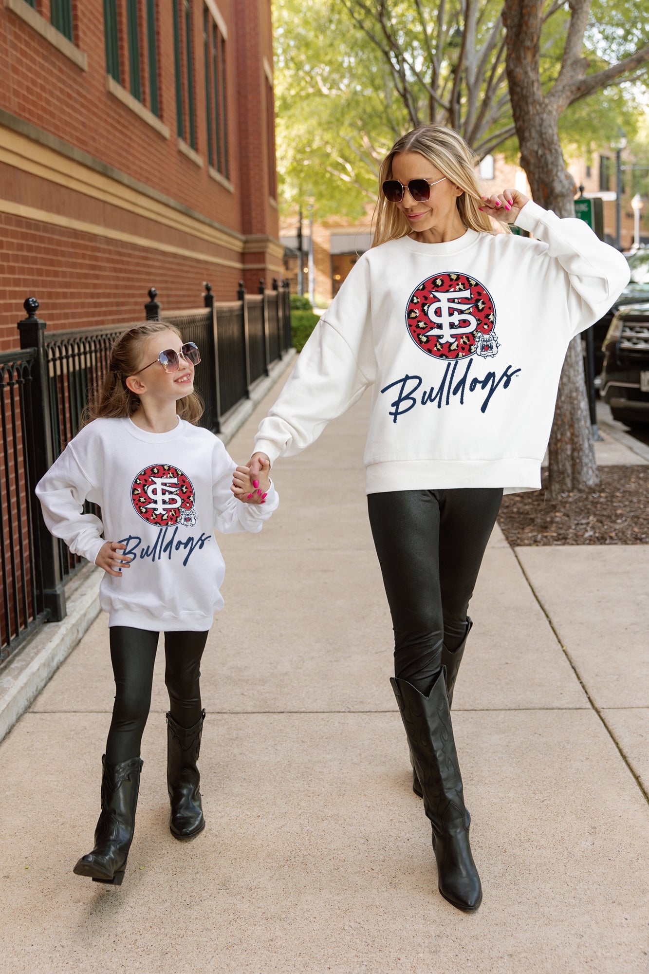 FRESNO STATE BULLDOGS WILD BREAKTHROUGH YOUTH PREMIUM FLEECE SWEATSHIRT