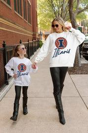 ILLINOIS FIGHTING ILLINI WILD BREAKTHROUGH YOUTH PREMIUM FLEECE SWEATSHIRT