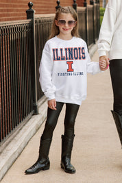 ILLINOIS FIGHTING ILLINI FREESTYLE YOUTH PREMIUM FLEECE SWEATSHIRT