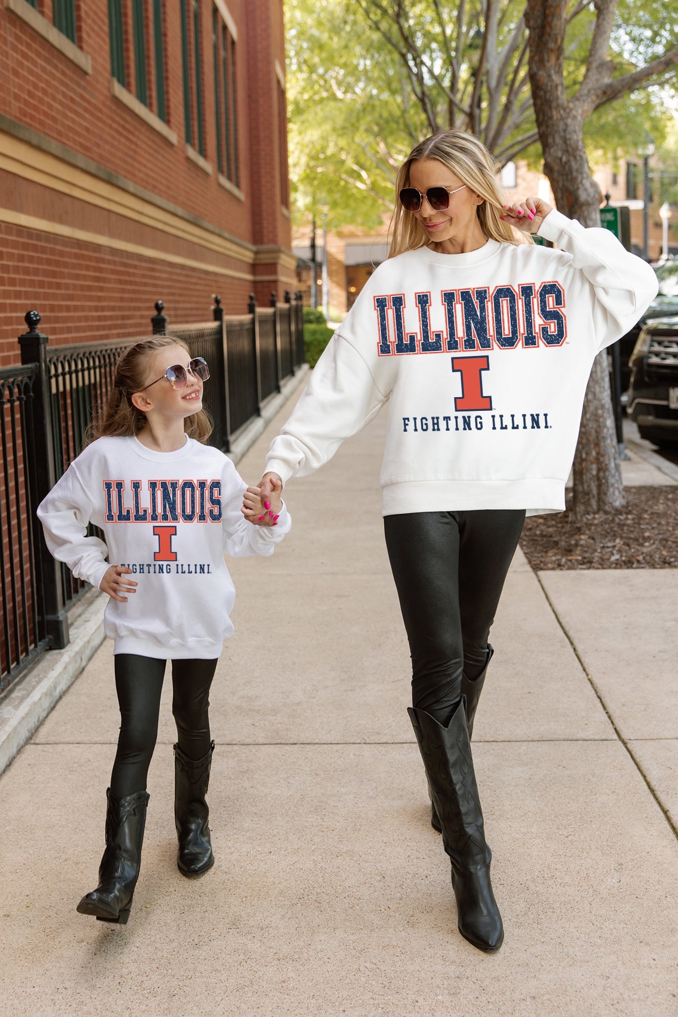 ILLINOIS FIGHTING ILLINI FREESTYLE YOUTH PREMIUM FLEECE SWEATSHIRT