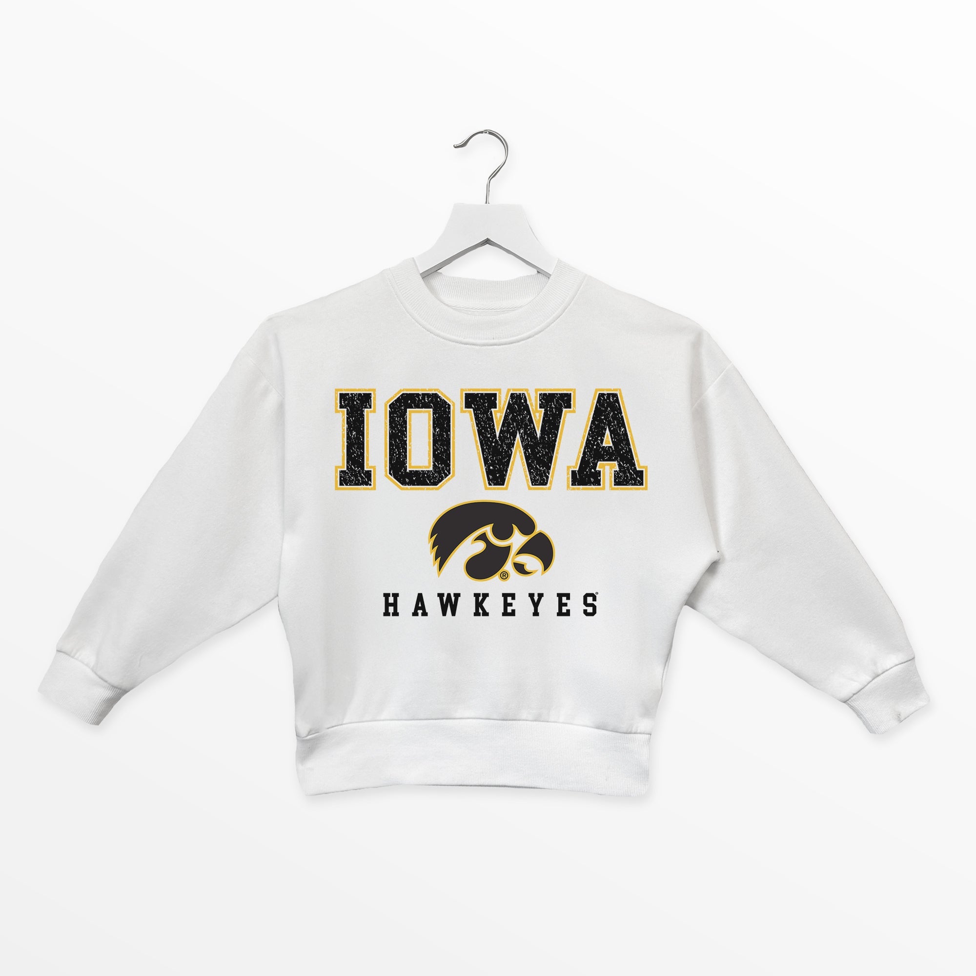 IOWA HAWKEYES FREESTYLE YOUTH PREMIUM FLEECE SWEATSHIRT