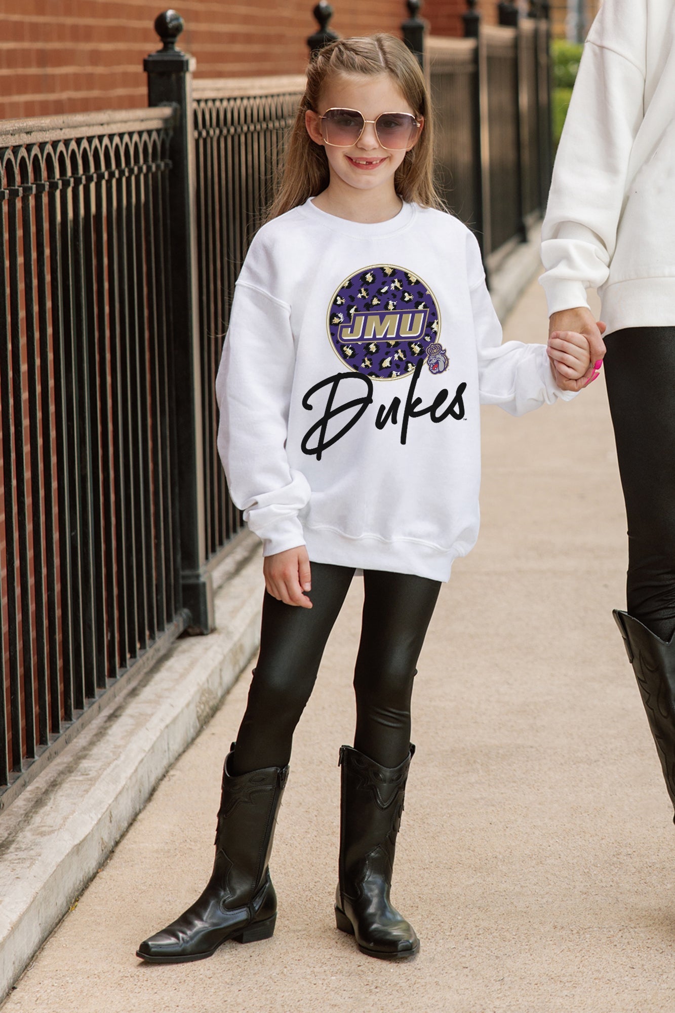 JAMES MADISON DUKES WILD BREAKTHROUGH YOUTH PREMIUM FLEECE SWEATSHIRT