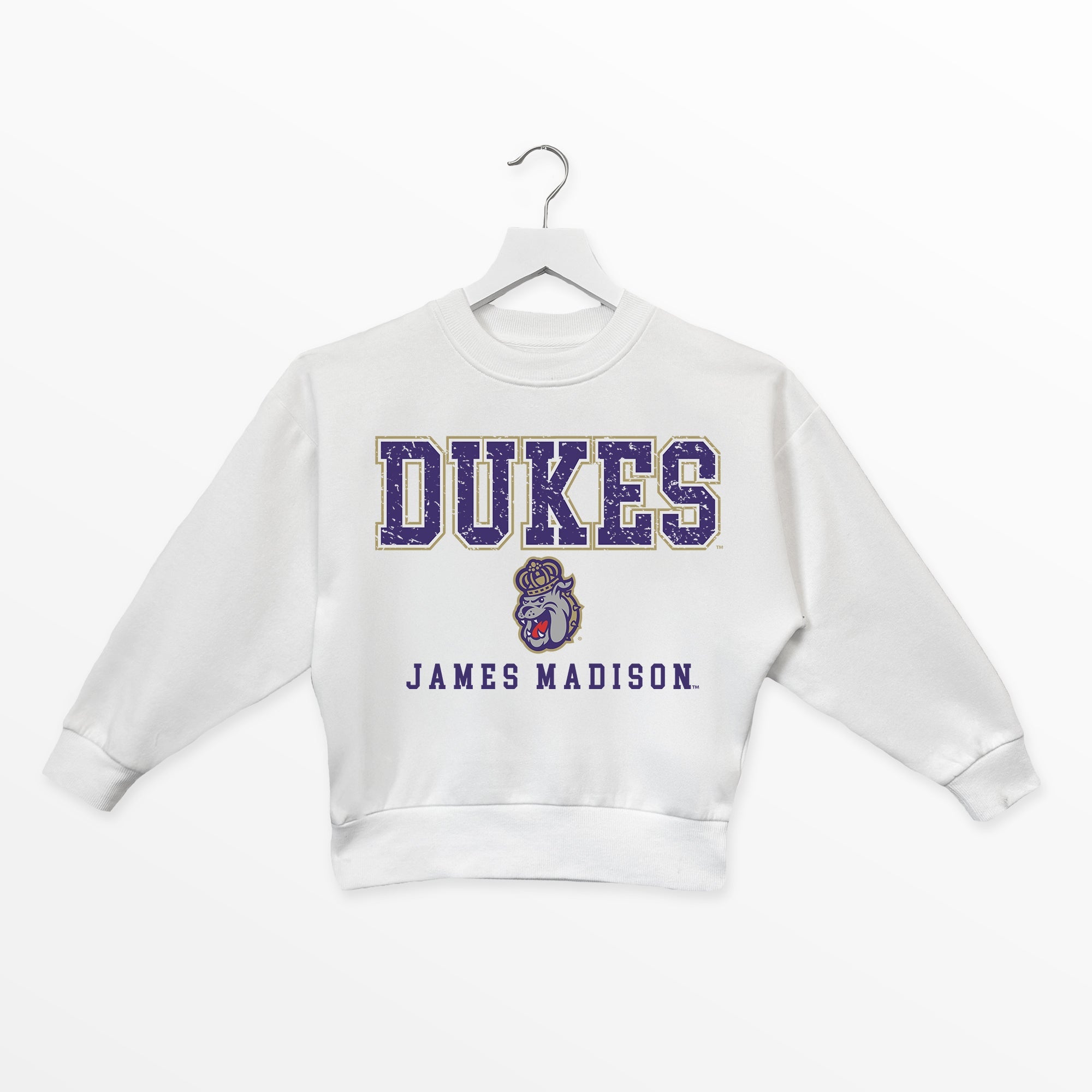 JAMES MADISON DUKES FREESTYLE YOUTH PREMIUM FLEECE SWEATSHIRT