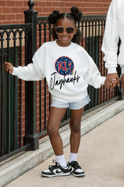 KANSAS JAYHAWKS WILD BREAKTHROUGH YOUTH PREMIUM FLEECE SWEATSHIRT
