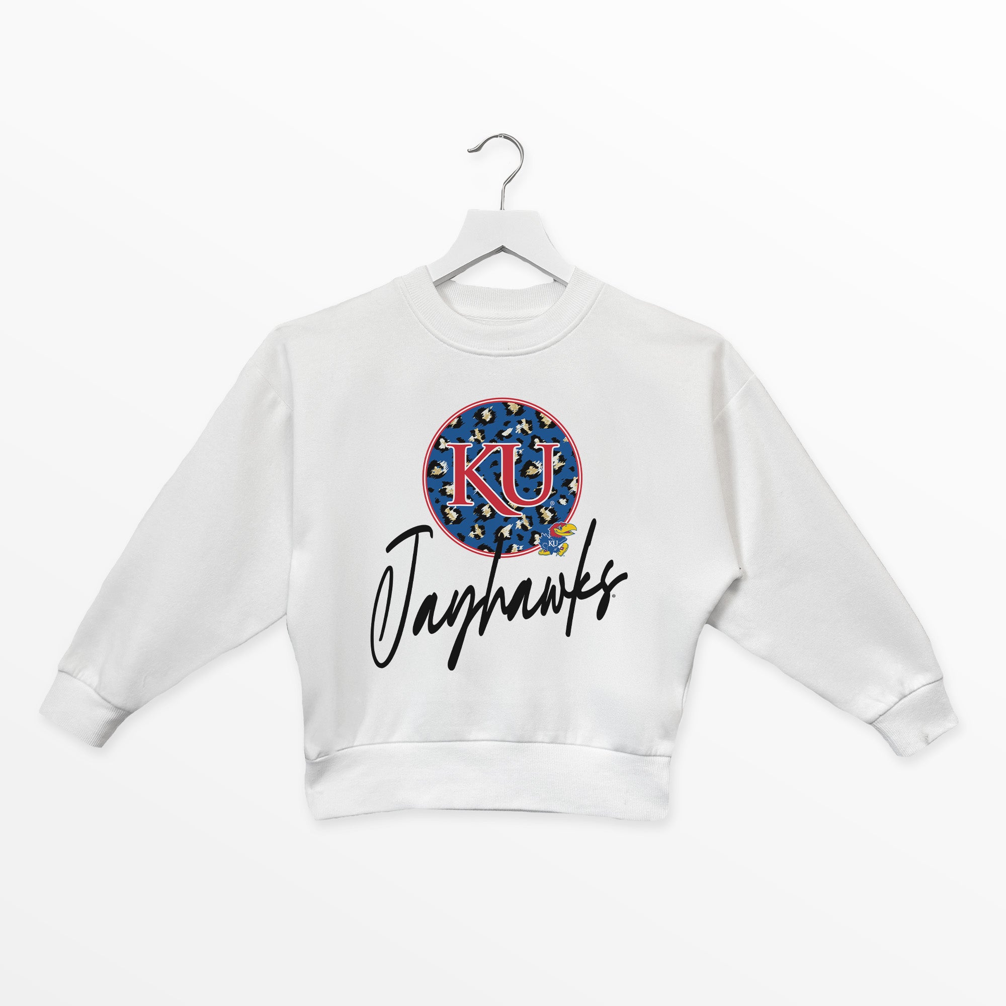 KANSAS JAYHAWKS WILD BREAKTHROUGH YOUTH PREMIUM FLEECE SWEATSHIRT