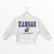 KANSAS JAYHAWKS FREESTYLE YOUTH PREMIUM FLEECE SWEATSHIRT
