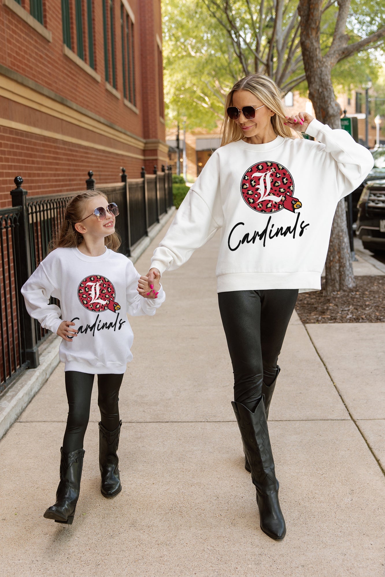 LOUISVILLE CARDINALS WILD BREAKTHROUGH YOUTH PREMIUM FLEECE SWEATSHIRT