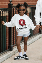 LOUISVILLE CARDINALS WILD BREAKTHROUGH YOUTH PREMIUM FLEECE SWEATSHIRT