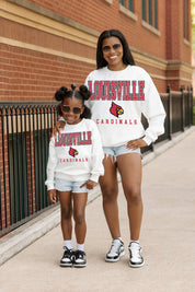 LOUISVILLE CARDINALS FREESTYLE YOUTH PREMIUM FLEECE SWEATSHIRT
