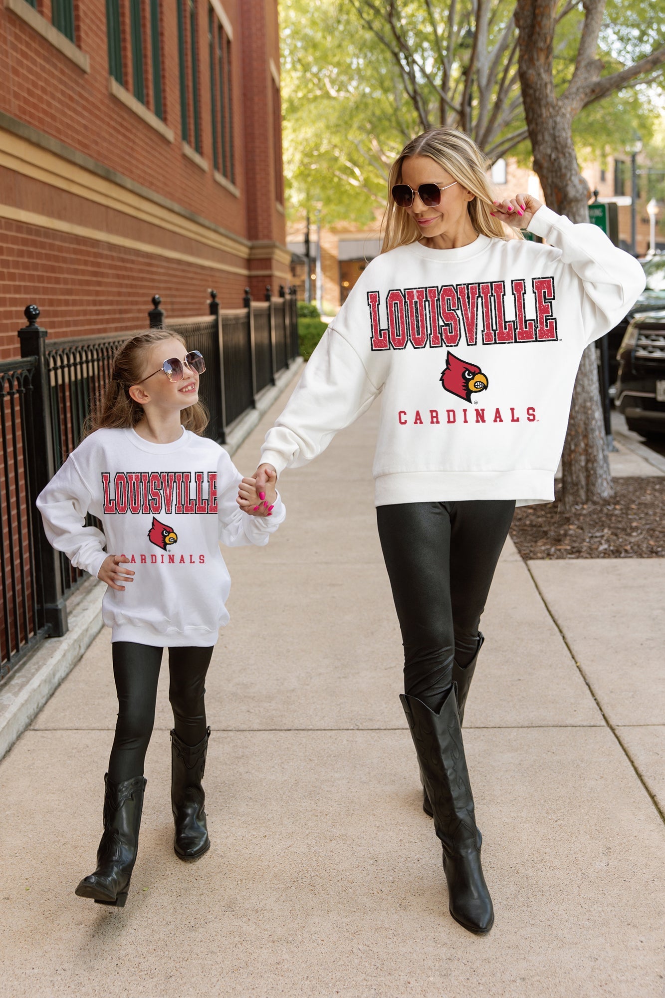 LOUISVILLE CARDINALS FREESTYLE YOUTH PREMIUM FLEECE SWEATSHIRT