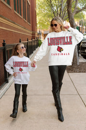 LOUISVILLE CARDINALS FREESTYLE YOUTH PREMIUM FLEECE SWEATSHIRT