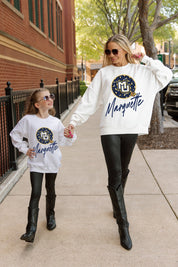 MARQUETTE GOLDEN EAGLES WILD BREAKTHROUGH YOUTH PREMIUM FLEECE SWEATSHIRT