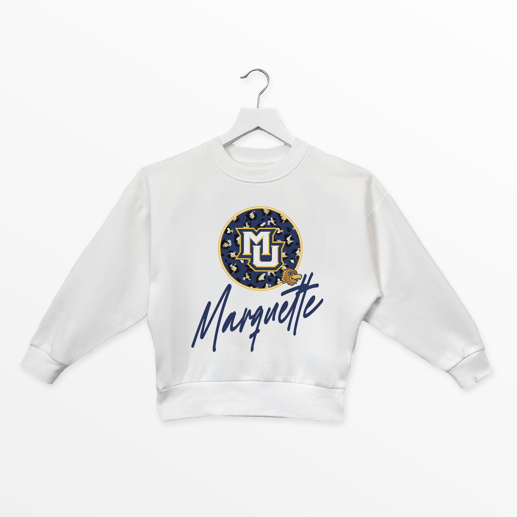 MARQUETTE GOLDEN EAGLES WILD BREAKTHROUGH YOUTH PREMIUM FLEECE SWEATSHIRT