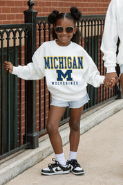 MICHIGAN WOLVERINES FREESTYLE YOUTH PREMIUM FLEECE SWEATSHIRT