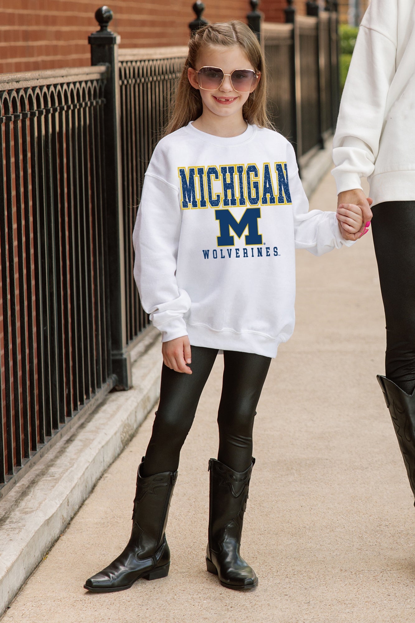 MICHIGAN WOLVERINES FREESTYLE YOUTH PREMIUM FLEECE SWEATSHIRT