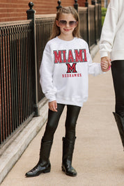 MIAMI OF OHIO REDHAWKS FREESTYLE YOUTH PREMIUM FLEECE SWEATSHIRT