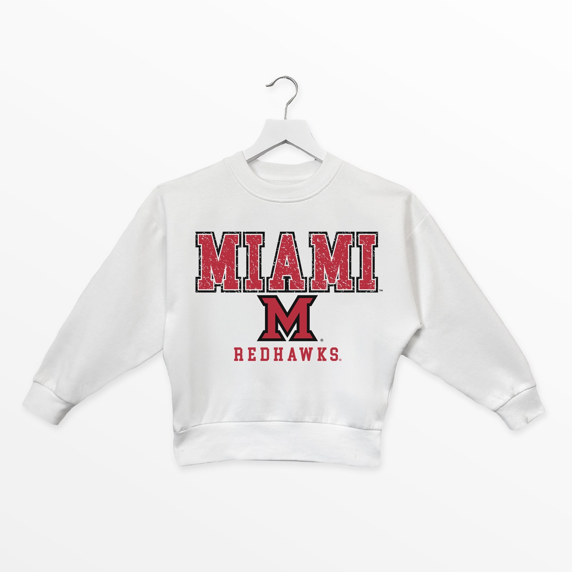 MIAMI OF OHIO REDHAWKS FREESTYLE YOUTH PREMIUM FLEECE SWEATSHIRT
