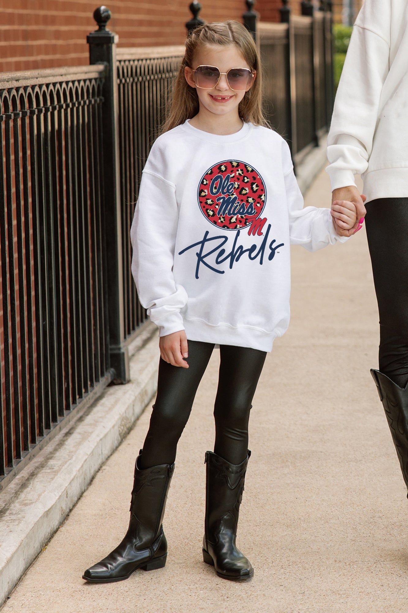 OLE MISS REBELS WILD BREAKTHROUGH YOUTH PREMIUM FLEECE SWEATSHIRT