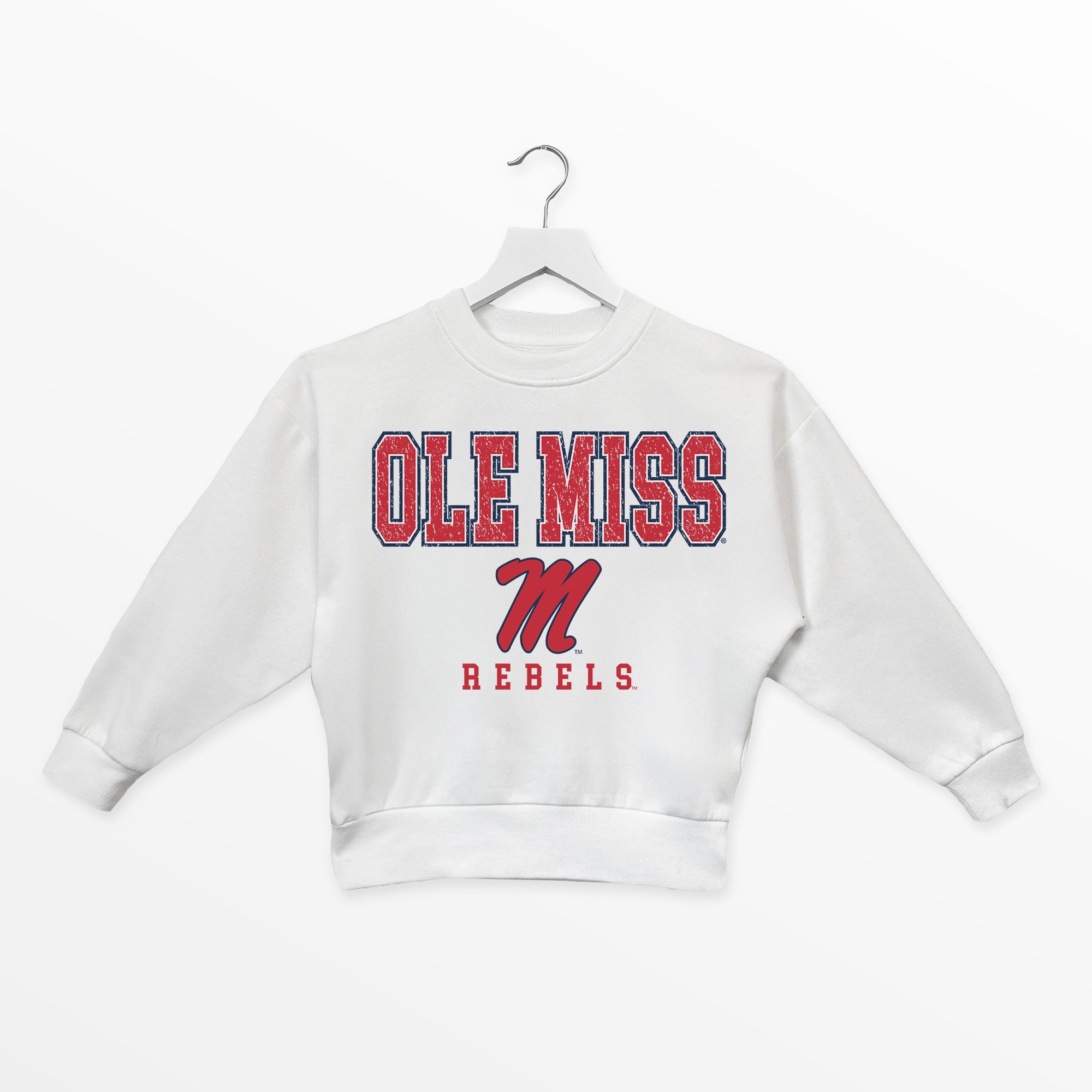 OLE MISS REBELS FREESTYLE YOUTH PREMIUM FLEECE SWEATSHIRT