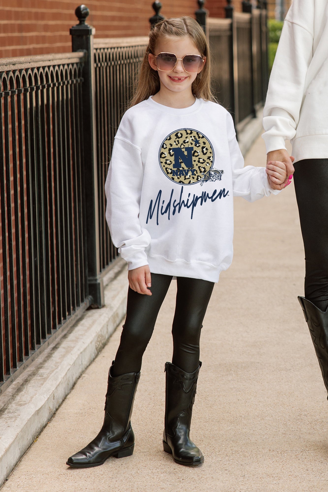 US NAVY MIDSHIPMEN WILD BREAKTHROUGH YOUTH PREMIUM FLEECE SWEATSHIRT
