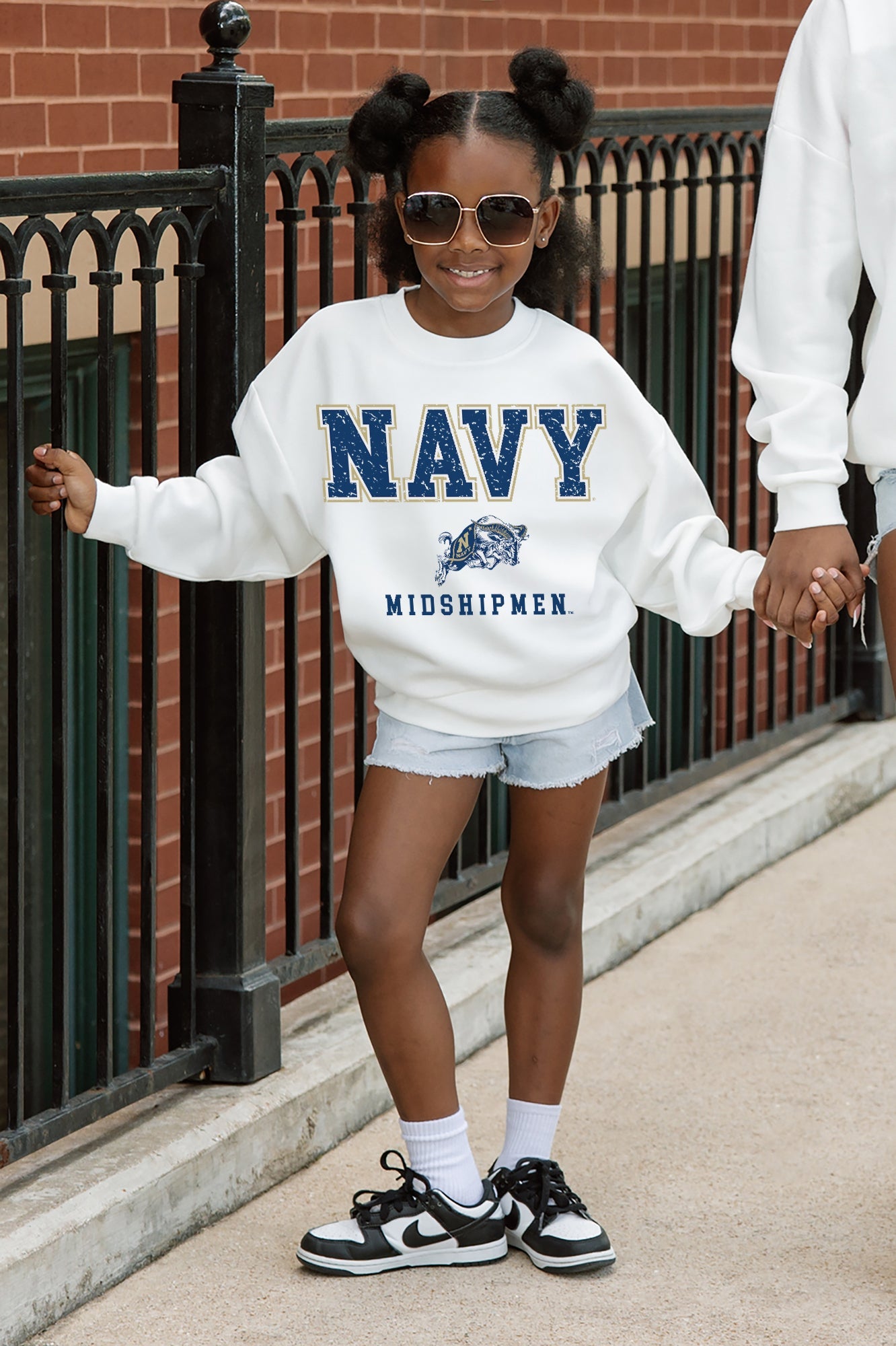 US NAVY MIDSHIPMEN FREESTYLE YOUTH PREMIUM FLEECE SWEATSHIRT
