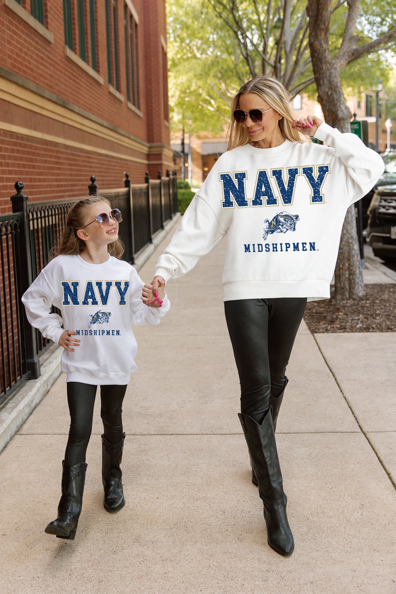 US NAVY MIDSHIPMEN FREESTYLE YOUTH PREMIUM FLEECE SWEATSHIRT