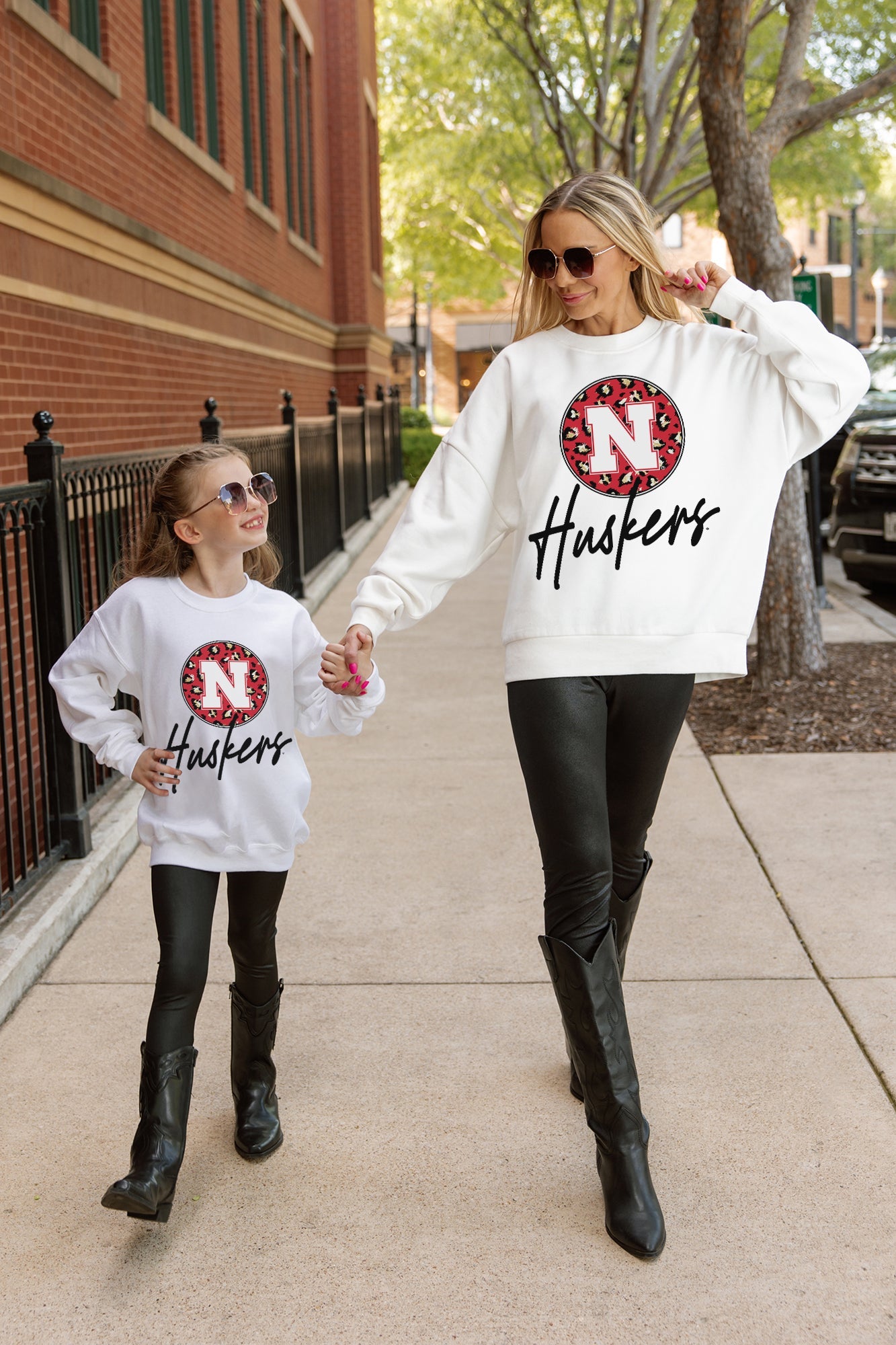 NEBRASKA CORNHUSKERS WILD BREAKTHROUGH YOUTH PREMIUM FLEECE SWEATSHIRT