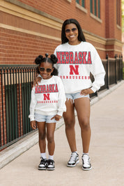 NEBRASKA CORNHUSKERS FREESTYLE YOUTH PREMIUM FLEECE SWEATSHIRT