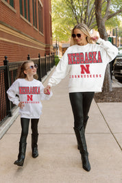 NEBRASKA CORNHUSKERS FREESTYLE YOUTH PREMIUM FLEECE SWEATSHIRT