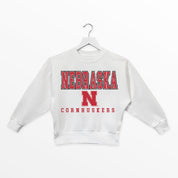 NEBRASKA CORNHUSKERS FREESTYLE YOUTH PREMIUM FLEECE SWEATSHIRT