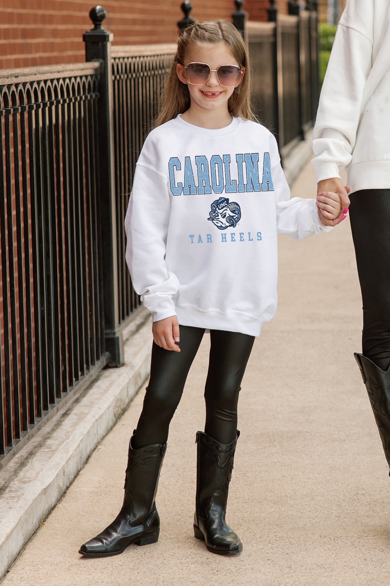 NORTH CAROLINA TAR HEELS FREESTYLE YOUTH PREMIUM FLEECE SWEATSHIRT