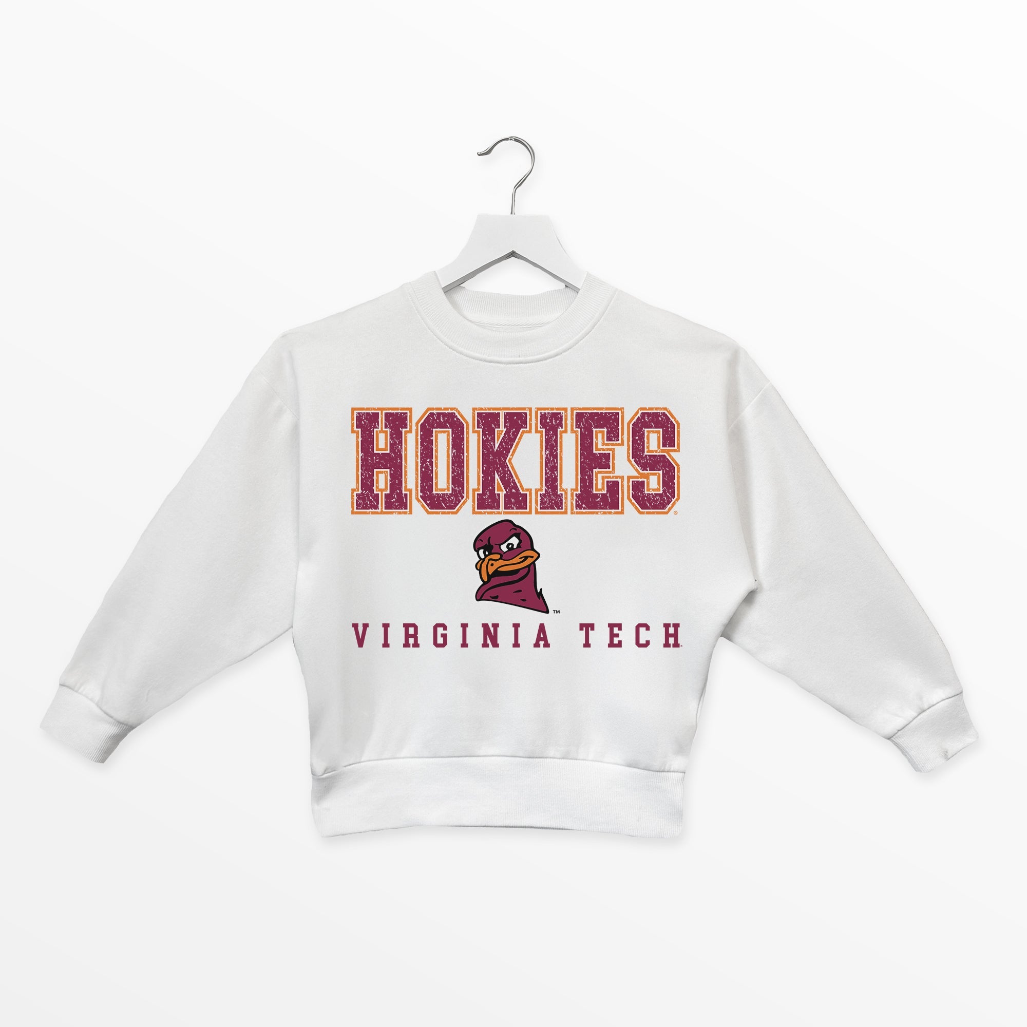 VIRGINIA TECH HOKIES FREESTYLE YOUTH PREMIUM FLEECE SWEATSHIRT