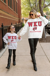 WESTERN KENTUCKY HILLTOPPERS FREESTYLE YOUTH PREMIUM FLEECE SWEATSHIRT
