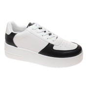 PAOLA PLATFORM SNEAKERS IN BLACK