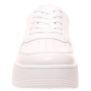 PAOLA PLATFORM SNEAKERS IN WHITE