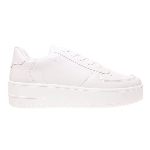 PAOLA PLATFORM SNEAKERS IN WHITE