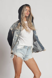 NOVA STAR DISTRESSED DENIM JACKET