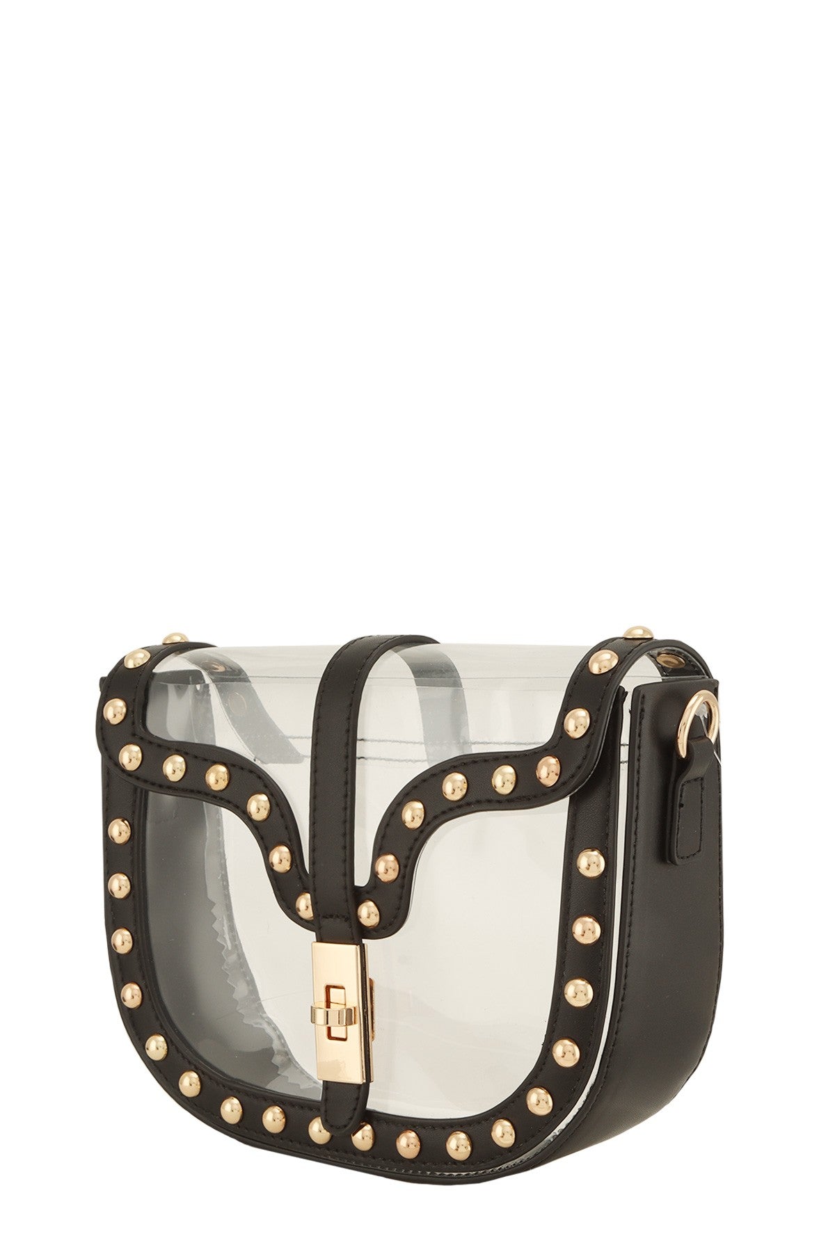 IN THE DETAILS CLEAR STUDDED STADIUM BAG