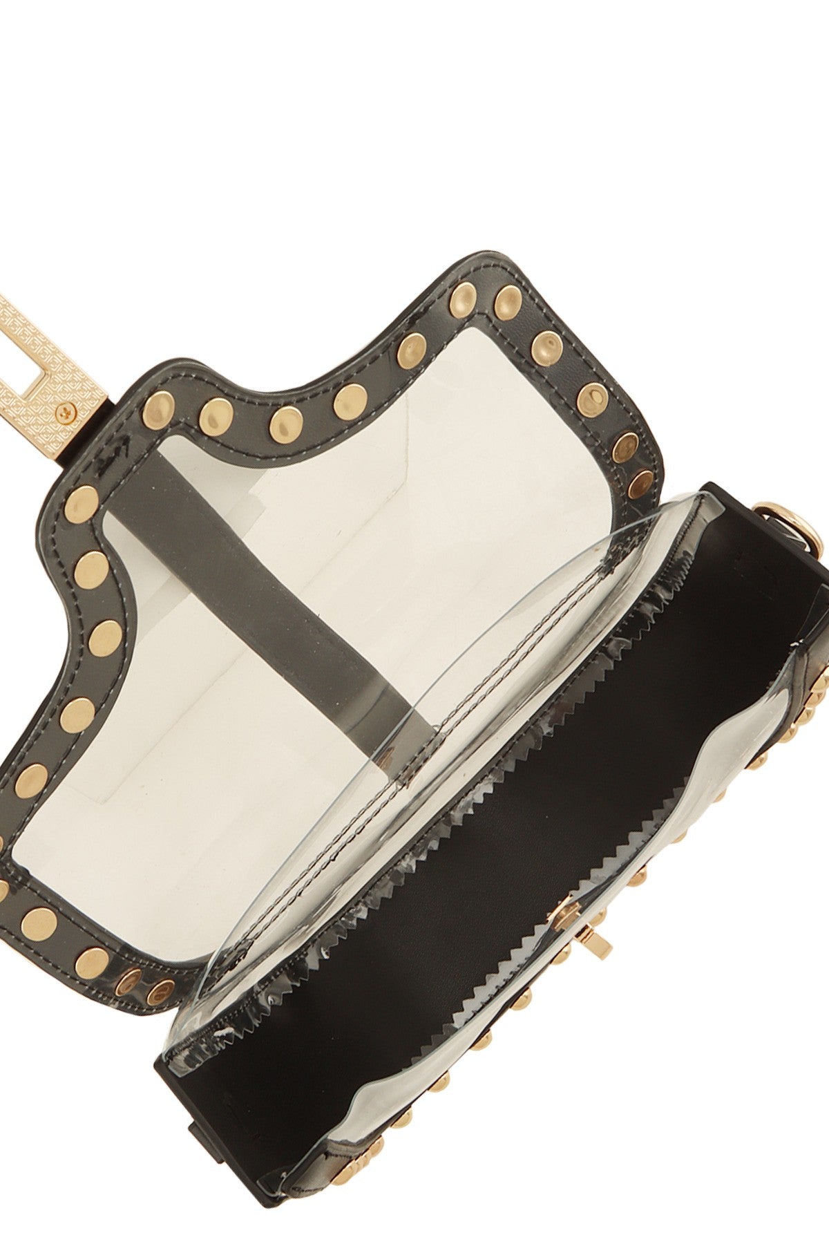 IN THE DETAILS CLEAR STUDDED STADIUM BAG