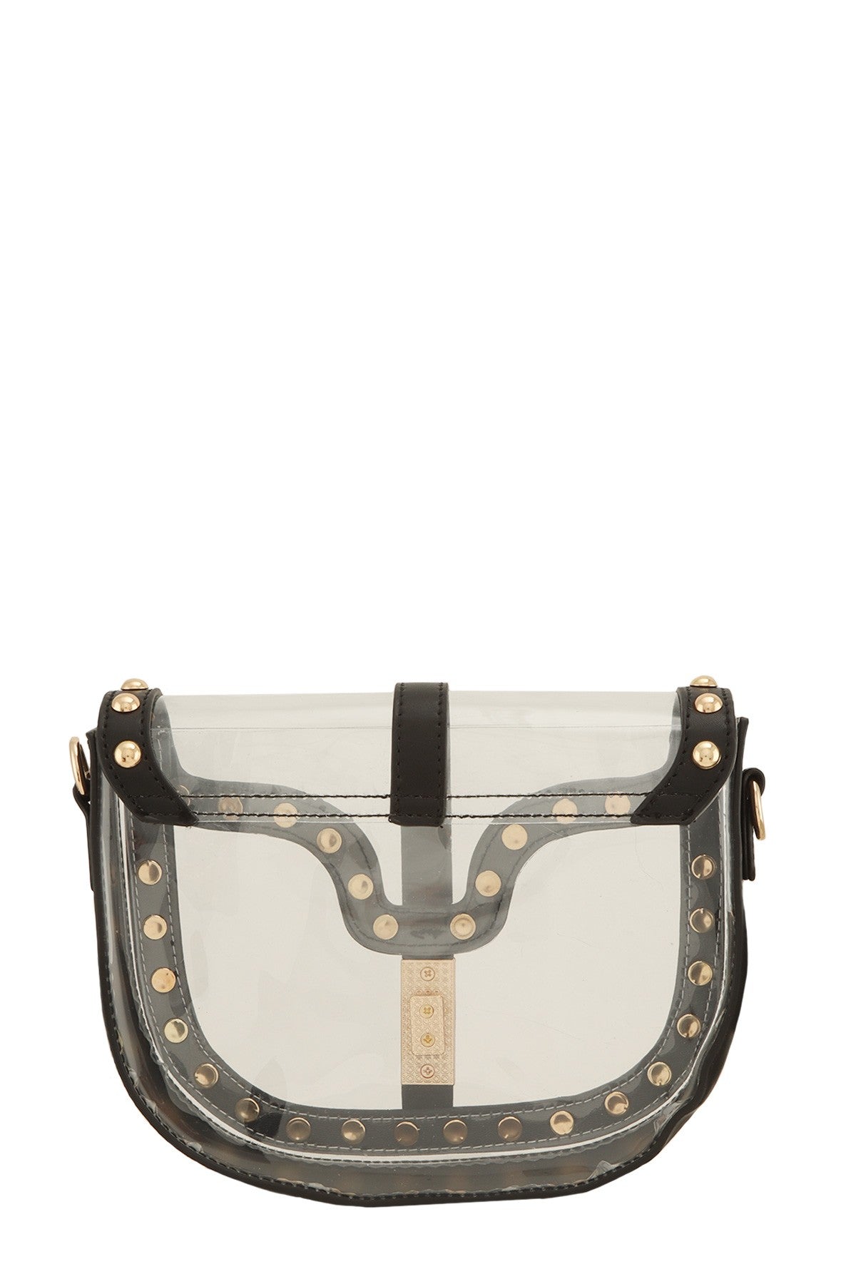 IN THE DETAILS CLEAR STUDDED STADIUM BAG