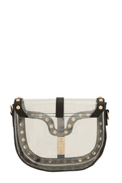 IN THE DETAILS CLEAR STUDDED STADIUM BAG