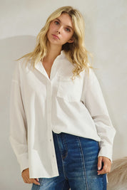 EVERYDAY EASE CLASSIC BUTTON DOWN TOP