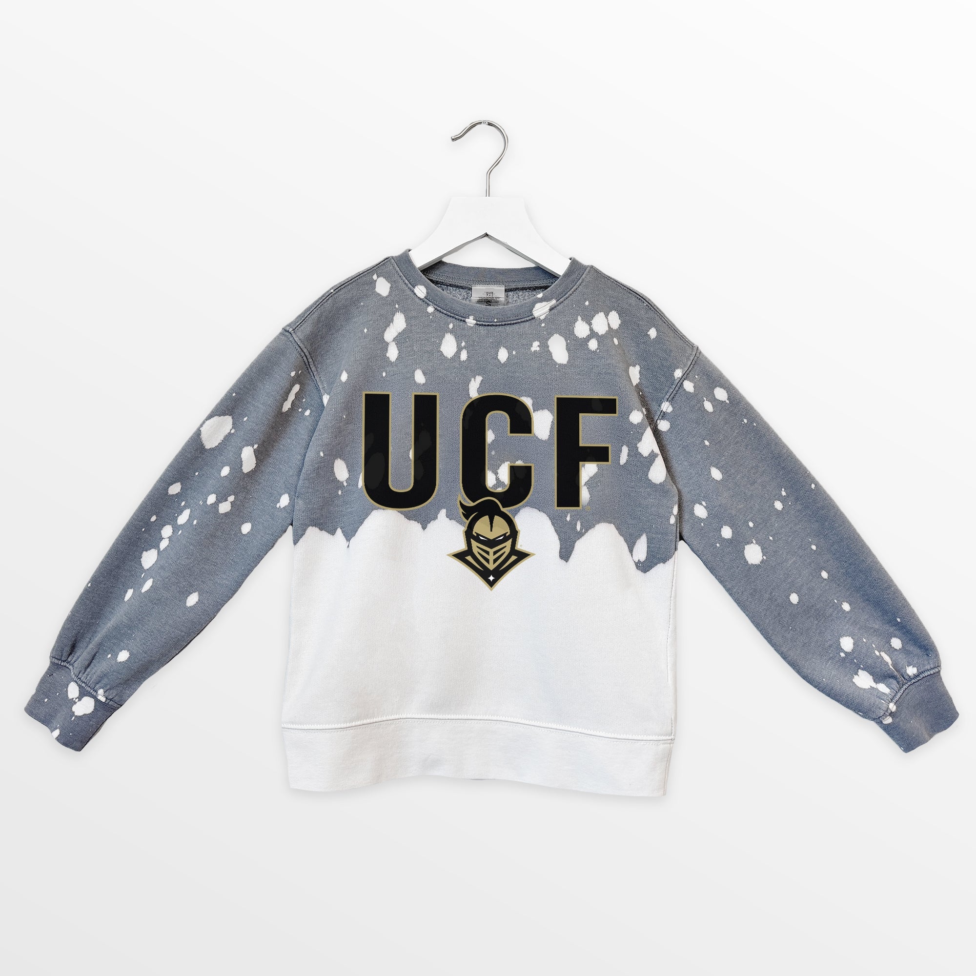 CENTRAL FLORIDA KNIGHTS CASUAL FAN KIDS FADED WASH CREWNECK PULLOVER