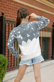 LOUISVILLE CARDINALS CASUAL FAN KIDS FADED WASH CREWNECK PULLOVER