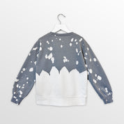 US NAVY MIDSHIPMEN CASUAL FAN KIDS FADED WASH CREWNECK PULLOVER