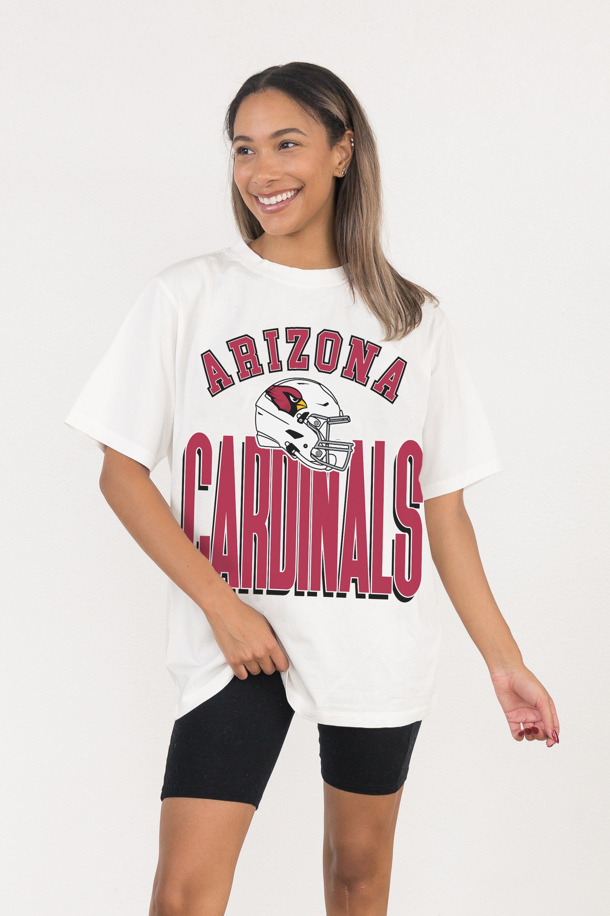 ARIZONA CARDINALS FIERCE FOCUS WASHED RELAXED FIT TEE
