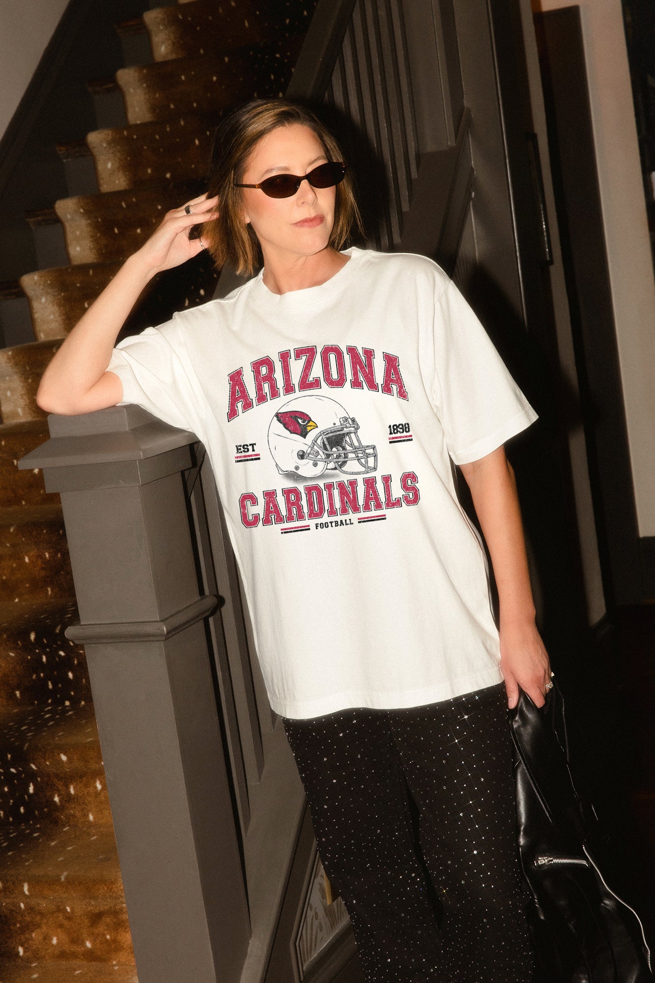 ARIZONA CARDINALS PLAY TO WIN WASHED RELAXED FIT TEE