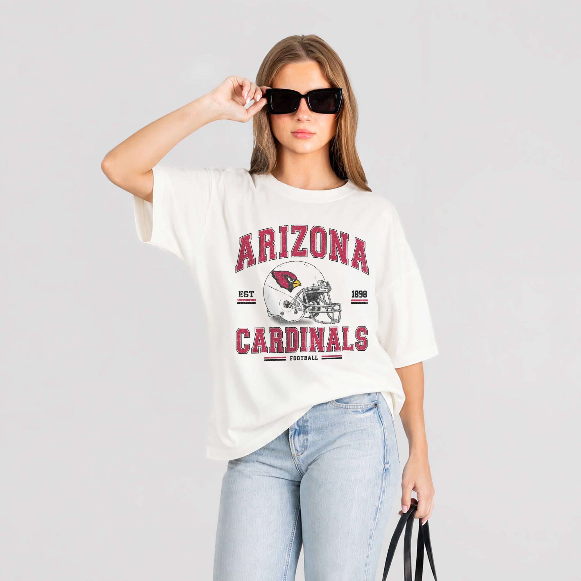 ARIZONA CARDINALS PLAY TO WIN WASHED RELAXED FIT TEE