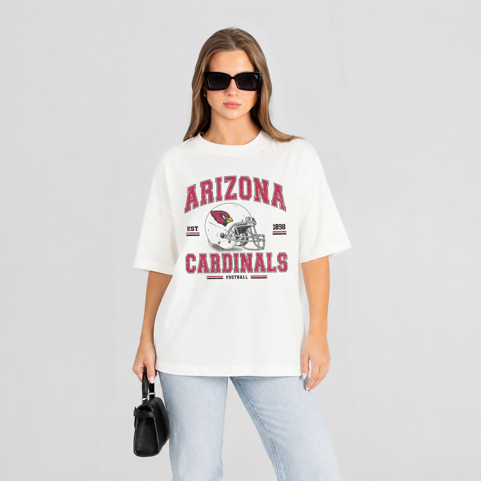 ARIZONA CARDINALS PLAY TO WIN WASHED RELAXED FIT TEE