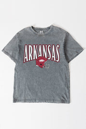 ARKANSAS RAZORBACKS PLAYBOOK WIN OVERSIZED CREWNECK TEE